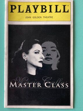 Patti LuPone Master Class Playbill HELEN GOLDSBY Theodora Fried GARY GREEN 1996